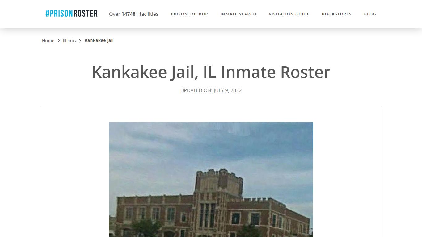 Kankakee Jail, IL Inmate Roster